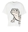 ゴースローキャラバン（GOSLOWCARAVAN）レオパードゲッコー IMPACT ゆったり 半袖Tシャツ 361916 WHT