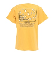 ゴースローキャラバン（GOSLOWCARAVAN）ジュニア スクエアLOGO バックプリント 半袖Tシャツ 361925B YEL