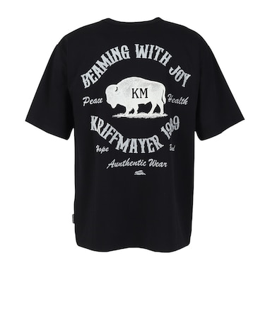 クリフメイヤー（KRIFF MAYER）夏季GO! 半袖Tシャツ バッファロー 2555102:19:BLACK