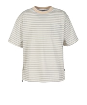ポーラー（POLER）クールタッチ 90s STRIPE 半袖Tシャツ 261MCV0047-BEG