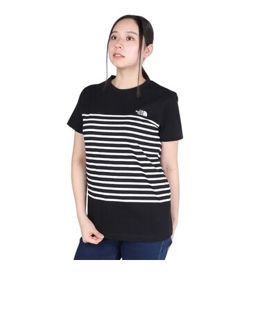ザ・ノース・フェイス（THE NORTH FACE）パネルボーダー半袖Tシャツ NTW32406 K