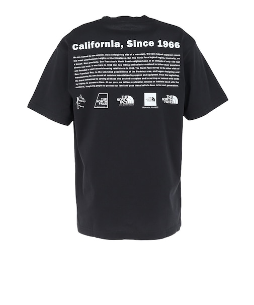ザ・ノース・フェイス（THE NORTH FACE）ショートスリーブ ウォッシュドヒストリカル ロゴTシャツ NT82642 K