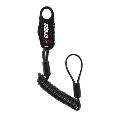 クロップス（CROPS）Q-BIRO mini キューバイロミニ SPD04-BR90-01 ブラック 自転車 ワイヤーロック 鍵 ダイヤル式 防犯