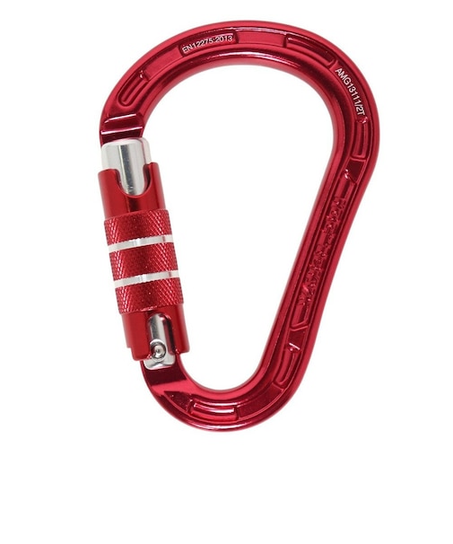 防犯 防災 救命 カラビナ キーホルダー HMSデコクイックロック 22AMG13111/2T RED レッド