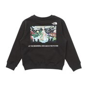 ザ・ノース・フェイス（THE NORTH FACE）トドラー 60th グラフィックロゴクルーネック スウェット トレーナー NTT62660 K