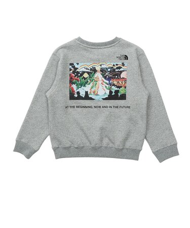 ザ・ノース・フェイス（THE NORTH FACE）トドラー 60th グラフィックロゴクルーネック スウェット トレーナー NTT62660 Z