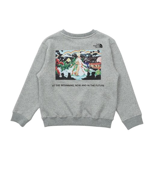 ザ・ノース・フェイス（THE NORTH FACE）トドラー 60th グラフィックロゴクルーネック スウェット トレーナー NTT62660 Z
