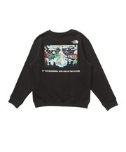 ザ・ノース・フェイス（THE NORTH FACE）ジュニア 60th グラフィックロゴクルーネック スウェット トレーナー NTJ62660 K