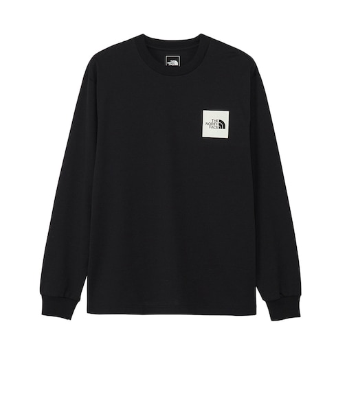 ザ・ノース・フェイス（THE NORTH FACE）ロングスリーブ スクエアロゴTシャツ NT82534 K