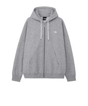 ザ・ノース・フェイス（THE NORTH FACE）トレーナー スモールロゴ ヘザースウェット フルジップフーディ NT62639 Z