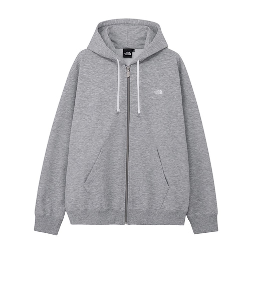 ザ・ノース・フェイス（THE NORTH FACE）トレーナー スモールロゴ ヘザースウェット フルジップフーディ NT62639 Z