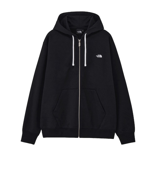 ザ・ノース・フェイス（THE NORTH FACE）トレーナー スモールロゴ ヘザースウェット フルジップフーディ NT62639 K