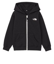 ザ・ノース・フェイス（THE NORTH FACE）ジュニア スウェットフーディ リアビュー フルジップフーディJ62665 K