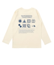 ザ・ノース・フェイス（THE NORTH FACE）キッズ ロングスリーブグラフィックTシャツ NTJ82533 WS