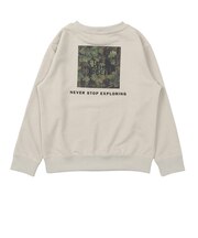 ザ・ノース・フェイス（THE NORTH FACE）キッズ ロゴクルーネックスウェット NTJ62637 FI