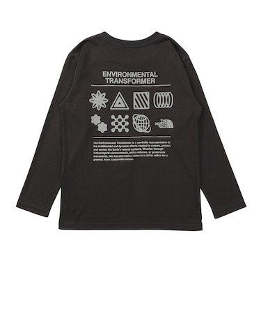 ザ・ノース・フェイス（THE NORTH FACE）トドラー ロングスリーブグラフィックTシャツ NTT82533 K
