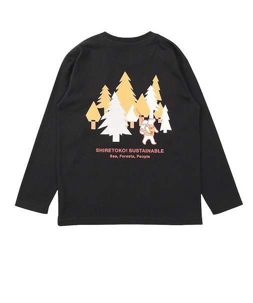 ザ・ノース・フェイス（THE NORTH FACE）キッズ ロングスリーブシレトコトコTシャツ NTJ82630ST K