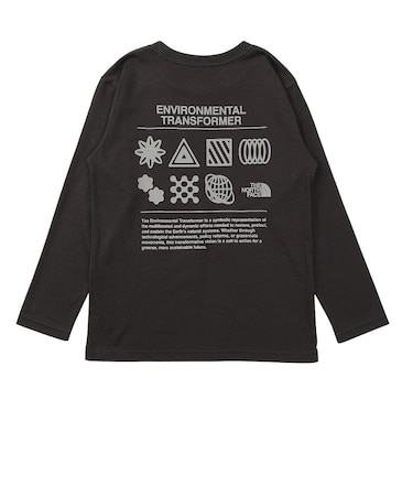ザ・ノース・フェイス（THE NORTH FACE）キッズ ロングスリーブグラフィックTシャツ NTJ82533 K