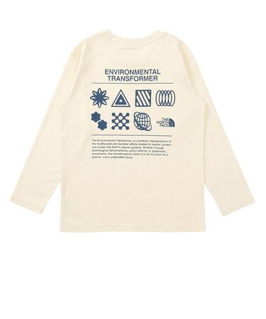 ザ・ノース・フェイス（THE NORTH FACE）トドラー ロングスリーブグラフィックTシャツ NTT82533 WS