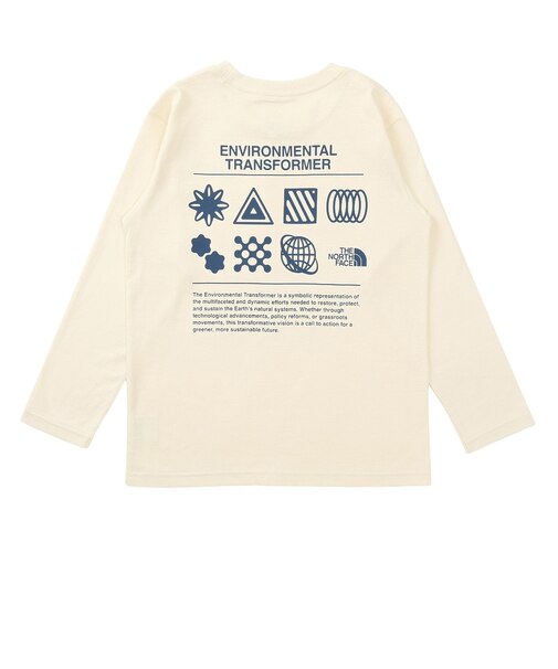 ザ・ノース・フェイス（THE NORTH FACE）トドラー ロングスリーブグラフィックTシャツ NTT82533 WS