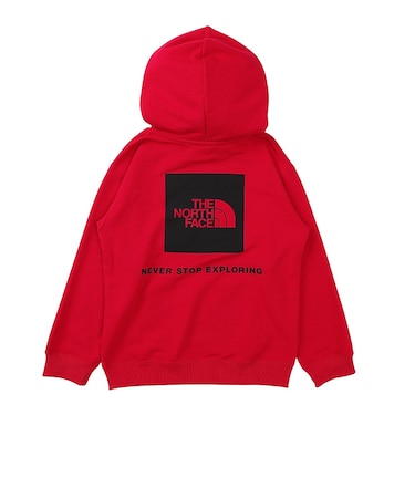 ザ・ノース・フェイス（THE NORTH FACE）キッズ スウェットバックスクエアロゴフーディ NTJ62633 TR