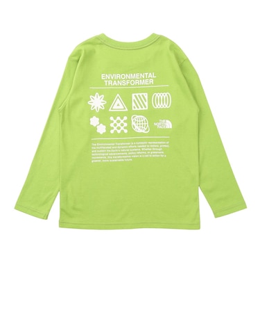 ザ・ノース・フェイス（THE NORTH FACE）トドラー ロングスリーブグラフィックTシャツ NTT82533 SM