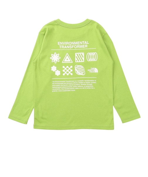 ザ・ノース・フェイス（THE NORTH FACE）トドラー ロングスリーブグラフィックTシャツ NTT82533 SM