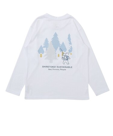 ザ・ノース・フェイス（THE NORTH FACE）キッズ ロングスリーブシレトコトコTシャツ NTJ82630ST W