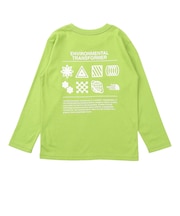 ザ・ノース・フェイス（THE NORTH FACE）キッズ ロングスリーブグラフィックTシャツ NTJ82533 SM