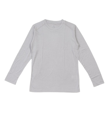 長袖アンダー シャツ ExFineMerinoWool RE26FDSH5620017 LGRY