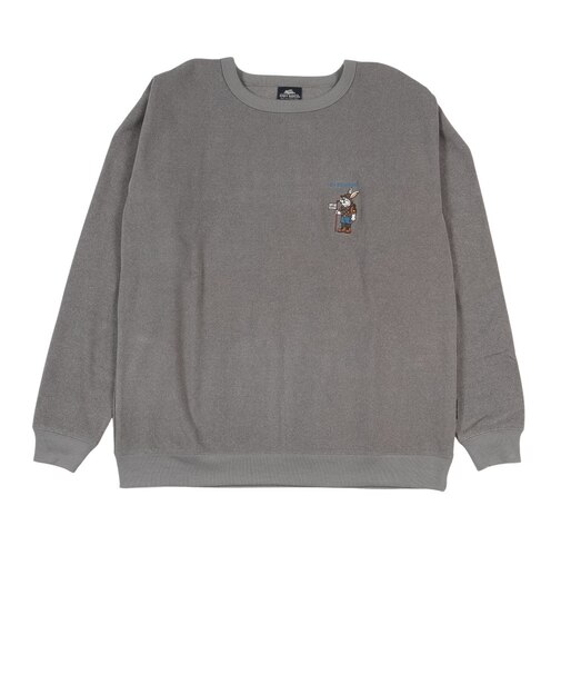 クリフメイヤー（KRIFF MAYER）もちのび刺繍長袖Tシャツ ラビット 2615600:15:GRAY