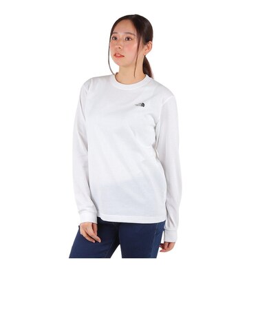 ザ・ノース・フェイス（THE NORTH FACE）長袖Tシャツ ロンT ロングスリーブバックスクエアロゴティー NTW32442 W