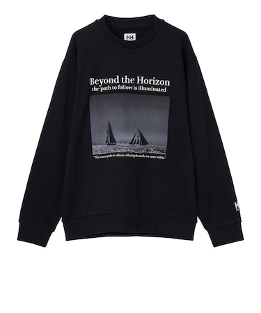 ヘリーハンセン（HELLY HANSEN）スウェット オーシャングラフィックトレーナー HE32666 K