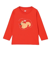 ヘリーハンセン(HELLY HANSEN)ジュニア ロングスリーブアニマルTシャツ HJ32662 EM