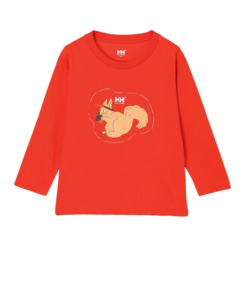 ヘリーハンセン（HELLY HANSEN）ジュニア ロングスリーブアニマルTシャツ HJ32662 EM