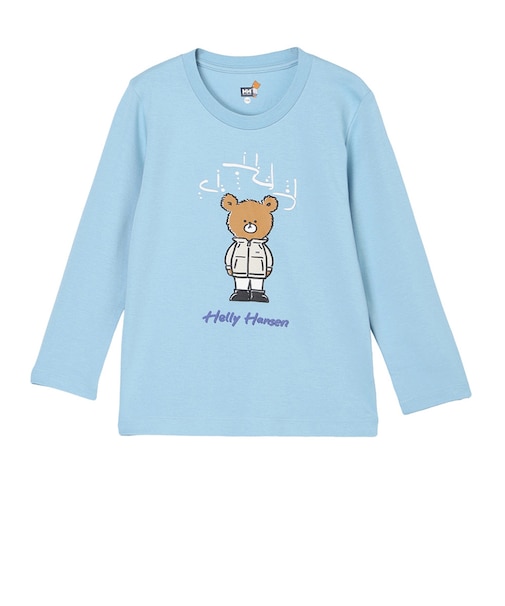 ヘリーハンセン（HELLY HANSEN）ジュニア ロングスリーブヘリーベアオーロラTシャツ HJ32561 PB