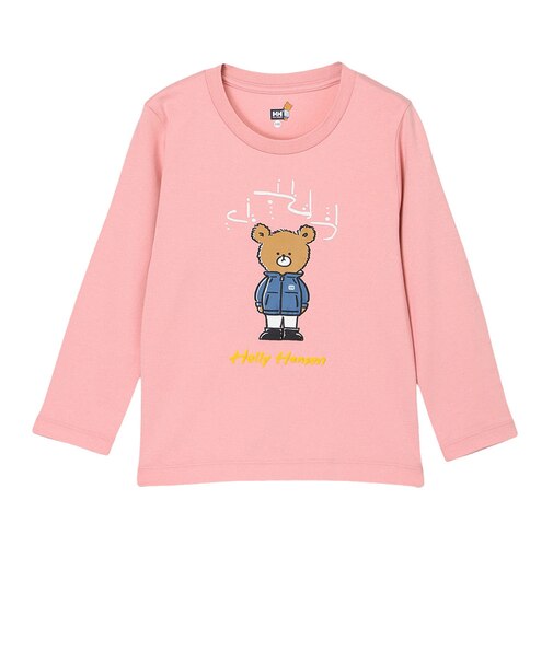 ヘリーハンセン（HELLY HANSEN）ジュニア ロングスリーブヘリーベアオーロラTシャツ HJ32561 PS