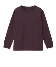 ザ・ノース・フェイス（THE NORTH FACE）キッズ 長袖Tシャツ ロンT ポケットロゴティー NTJ82526 DD