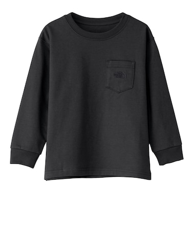 ザ・ノース・フェイス（THE NORTH FACE）トドラー 長袖Tシャツ ロンT ポケットロゴティー NTT82526 K