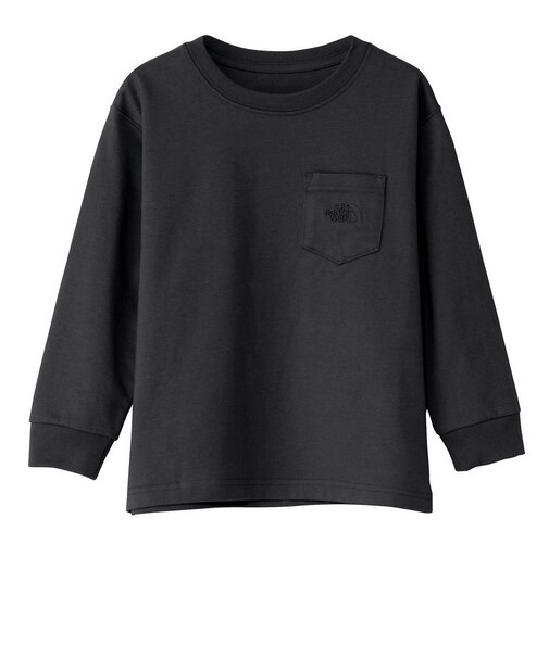 ザ・ノース・フェイス（THE NORTH FACE）トドラー 長袖Tシャツ ロンT ポケットロゴティー NTT82526 K