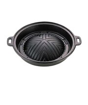 キャプテンスタッグ（CAPTAIN STAG）バーベキュー BBQ キャンプ 鋳物 ジンギスカン鍋 25cm UG-3038