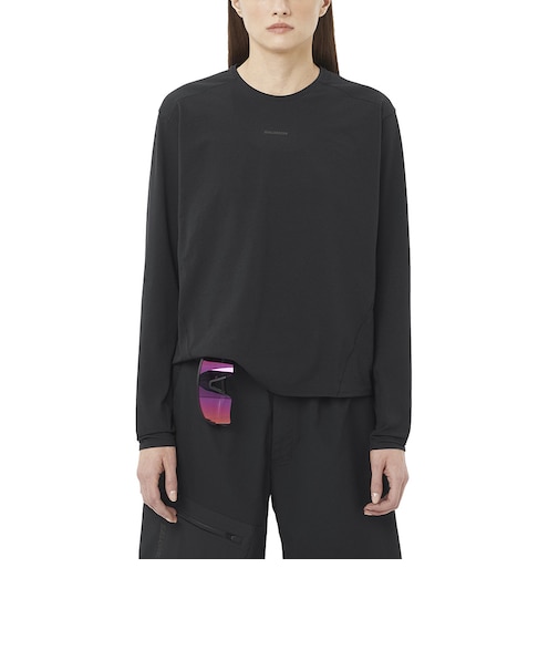 サロモン（SALOMON）長袖Tシャツ ロンT TRACKLINE ロングスリーブTシャツ LC2650100