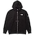 ザ・ノース・フェイス（THE NORTH FACE）パーカー フルジップ スクエアロゴフルジップ NT12335 K ブラック