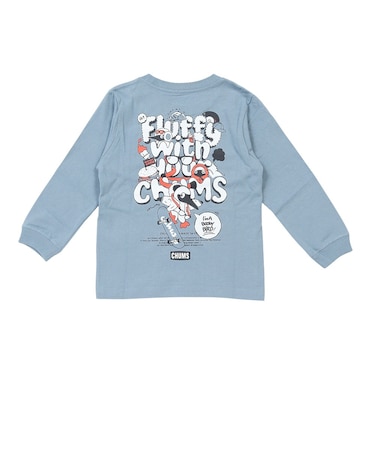 チャムス（CHUMS）キッズ フラッフィーポケットブラッシュド ロングスリーブTシャツ CH21-1475-A040