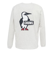 チャムス(CHUMS)ブービーロゴブラッシュド ロングスリーブTシャツ CH01-2668-G044