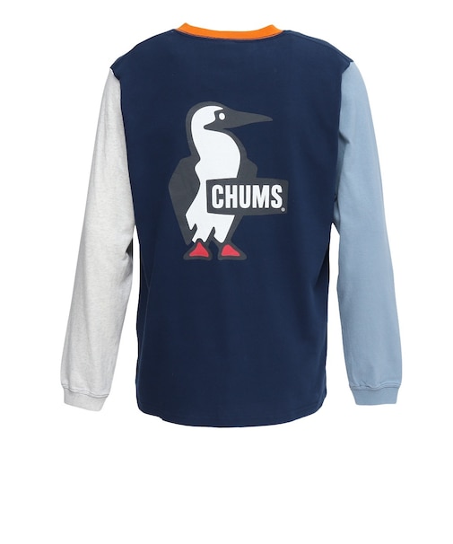 チャムス（CHUMS）ブービーロゴブラッシュド ロングスリーブTシャツ CH01-2668-C125