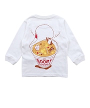 チャムス（CHUMS）キッズ カップラーメン 長袖Tシャツ CH21-1483-W001