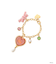 「ディズニープリンセスコレクション」バッグチャーム(オーロラ姫)