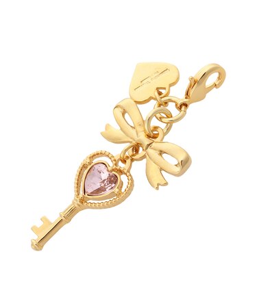 ハートキーモチーフ ファスナーチャーム