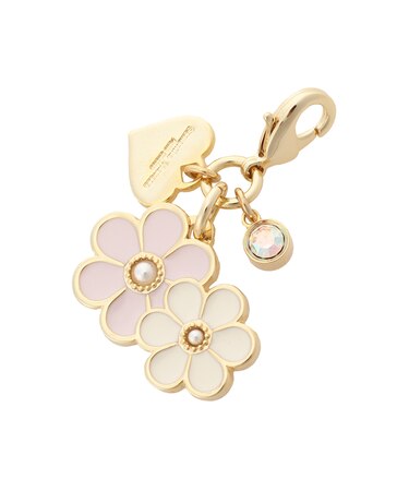 フラワーモチーフ ファスナーチャーム